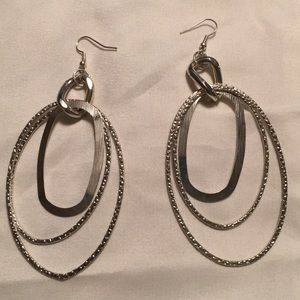 Silver Hoop Earrings